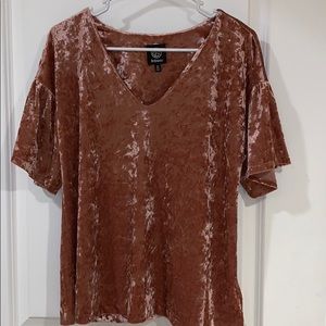 Ross Gold Velvet Shirt